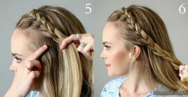 چگونه با موی خودتان یک تل زیبا روی سر درست کنید؟تل مو