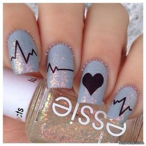 طراحی ناخن شیک ، طراحی ناخن ، مدل طراحی ناخن ساده و شیک