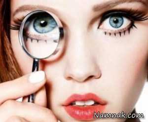 آرایش چشمان ریز ، ریمل زدن مژه های پایین