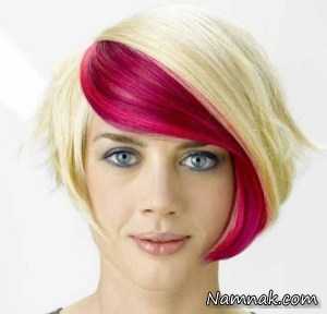 رنگ هایلایت مو جدید | انتخاب رنگ هایلایت مو از رنگ چشم