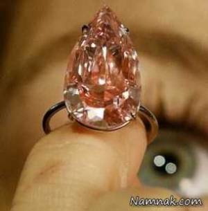 تصاویر انگشتر الماس | انگشتر الماس 118800000000 تومانی + عکس