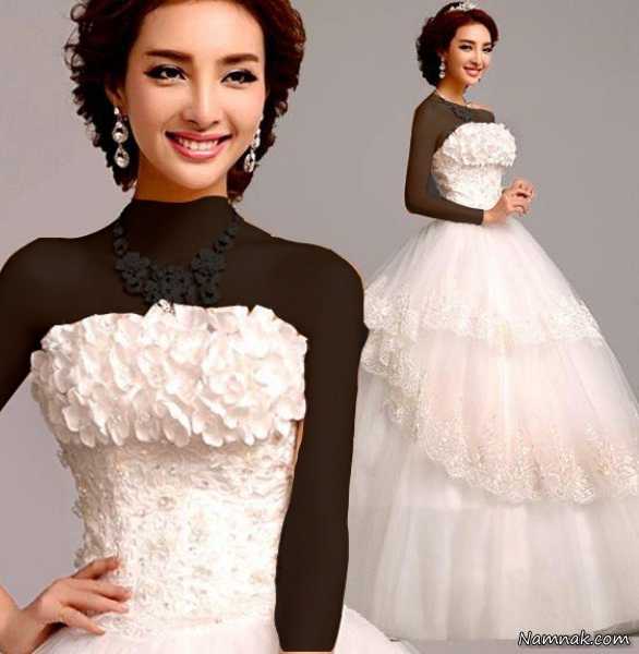 لباس عروس جدید ، مدل لباس عروس پرنسسی ، مدل لباس عروس گیپور