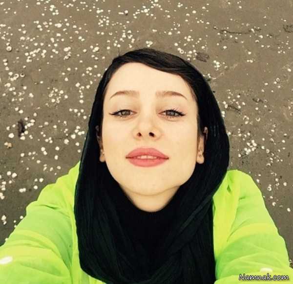 سلفی الناز حبیبی ، مدل مانتو بازیگران مشهور ایرانی ، مدل مانتو بازیگران زن ایرانی