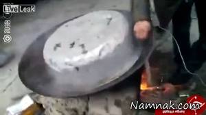 پختن سگ زنده ، عکس شکنجه سگ