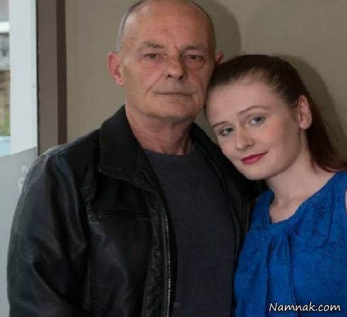 دختر و پیرمرد عاشق شدن دختر