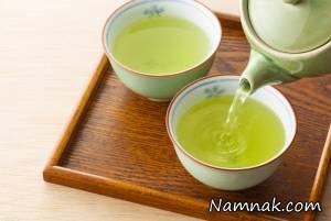 چای سبز ، خوردن شیر همراه چای سبز