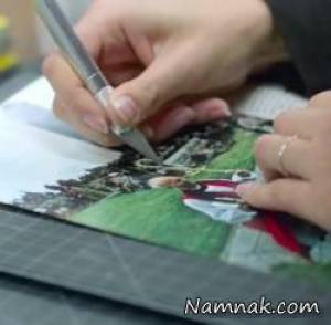 نقاشی سه بعدی ، نقاشی روی شیشه