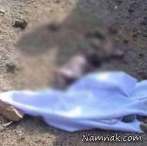 نوزاد ، عکس دردناک خورده شدن نوزاد توسط سگها