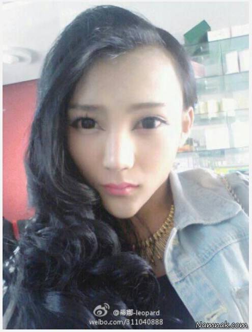 چهره عجیب دختر چینی با صورت مثلثی + تصاویر 