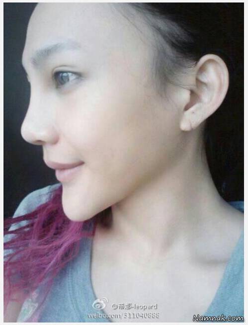چهره عجیب دختر چینی با صورت مثلثی + تصاویر 