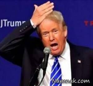 ترامپ ، عکس خنده دار ترامپ