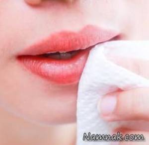 روشن شدن لبهای تیره ، روش خانگی قرمز شدن لبها