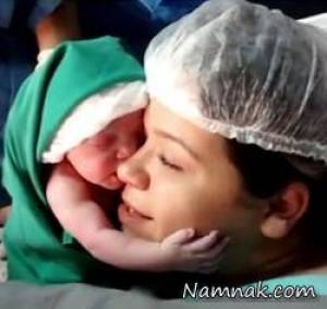 عشق نوزاد به مادر ، ویدئوی مادر