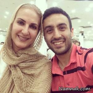 فاطمه گودرزی و پسرش ، عکس قدیمی فاطمه گودرزی و پسرش پویان