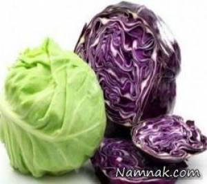 فواید کلم برگ ، خواص کلم قرمز و سفید
