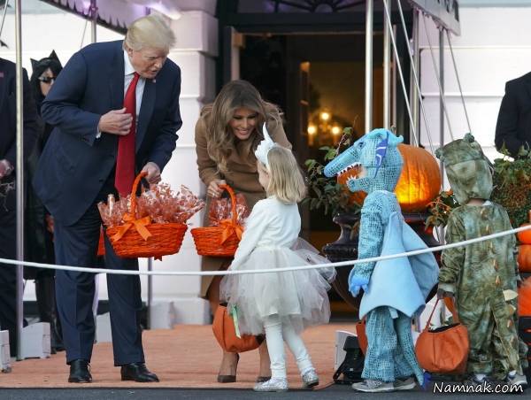 هالووین ترامپ و ملانیا