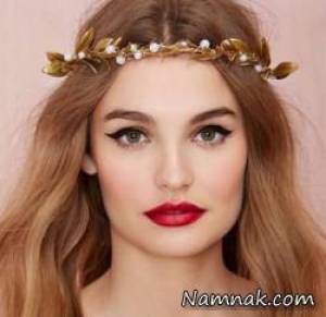 زدن رژلب قرمز