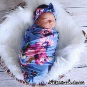 قنداق كردن نوزاد ، properly swaddle your baby