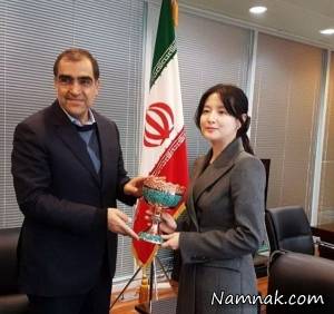 عکس یانگوم ، تقدیر وزیربهداشت از یانگوم