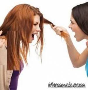دعوای زنان در مترو ، گیس کشی در مترو