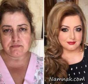 معجزه آرایش ، عکس قبل و بعد از آرایش