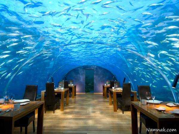رستورانی زیر اقیانوس هند