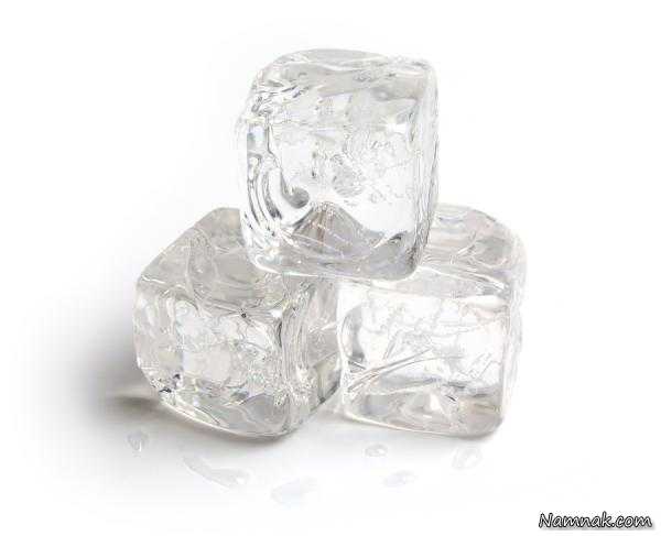 درمان جوش با یخ