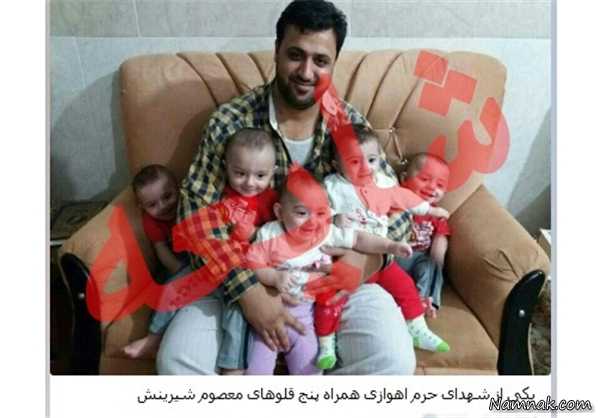 شهادت مدافع حرم و پدر 5 قلوها در سوریه شهادت مدافع حرم ، مدافع حرم ، مدافع حرم 5 قلو ها