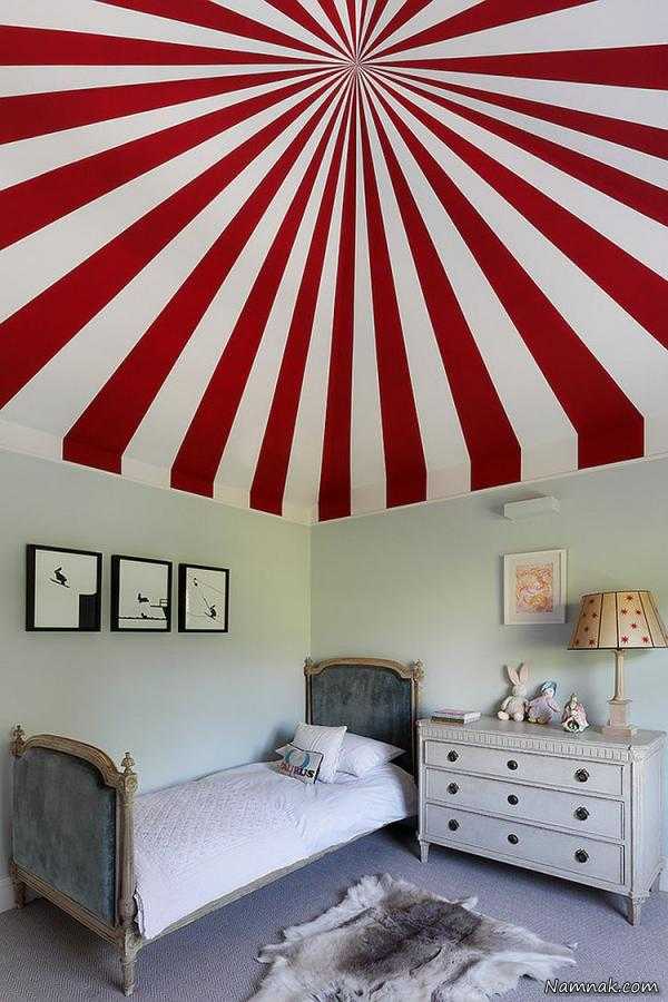 اتاق خواب قرمز ، مدل اتاق خواب کودک ، مدل اتاق خواب کودک پسر