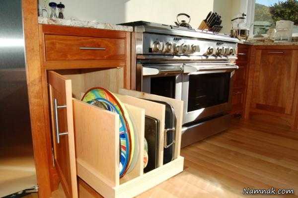 چیدمان داخلی کابینت آشپزخانه  ، مدل کابینت آشپزخانه کوچک ، کابینت آشپزخانه کوچک