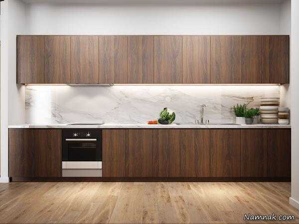 دیوارپوش چوبی دکوراسیون آشپزخانه دیوارپوش چوبی