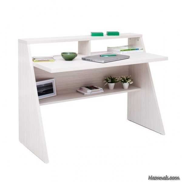 مدل میز کار چوبی ، میز کار دفتری ، میز کار بدون پایه
