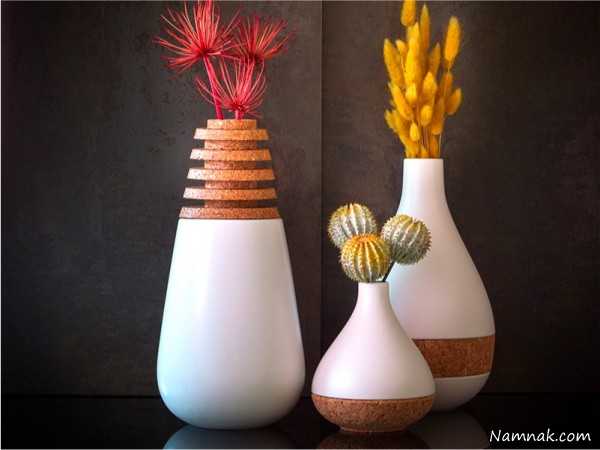 گلدان تزیینی و دکوری جدید گلدان تزیینی