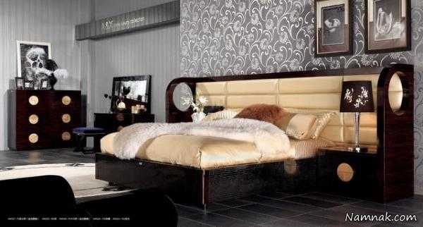  تخت خواب مجلل ، عکس تخت خواب استیل ، جدیدترین مدلهای تخت خواب سلطنتی عروس