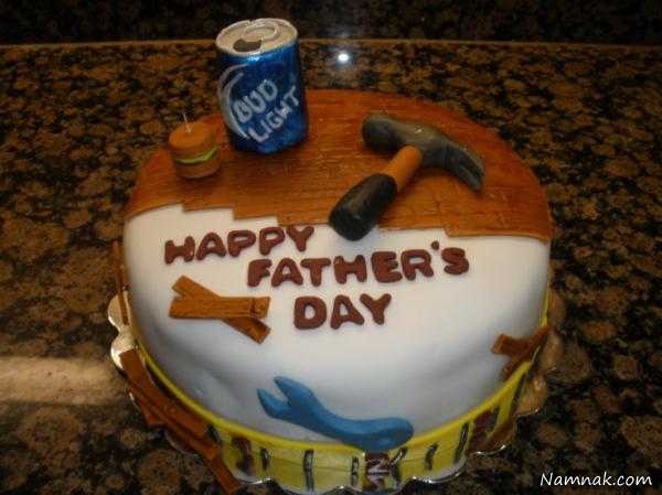 تزیین کیک روز پدر ، تزیین کیک شیک ، تزیین کیک مناسبتی