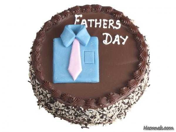 تزیین کیک روز پدر ، عکس تزیین کیک خانگی ، تزیین کیک فنجونی