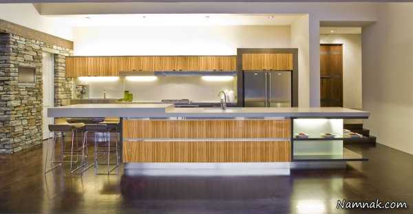 آشپزخانه مدرن ، عکس دکوراسیون آشپزخانه و کابینت ، دکوراسیون کابینت آشپزخانه ام دی اف
