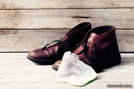  افزایش عمر کفش ، تمیز کردن کفش ، افزایش عمر کفش