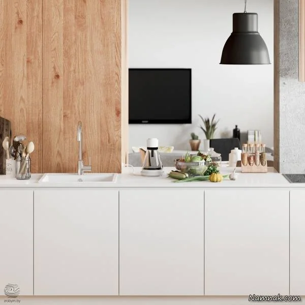 کابینت آشپزخانه خانه سه خوابه خانه سه خوابه