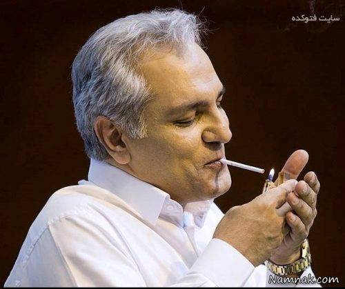 نتیجه تصویری برای ماجرای سیگار کشیدن مهران مدیری در نشست خبری: