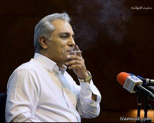 عکس سیگار کشیدن مهران مدیری