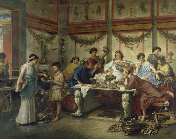 غذای ثروتمندان رومی