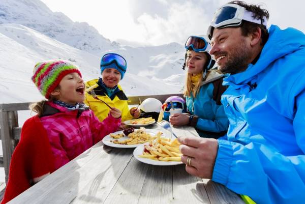 غذا در مسابقات اسکی