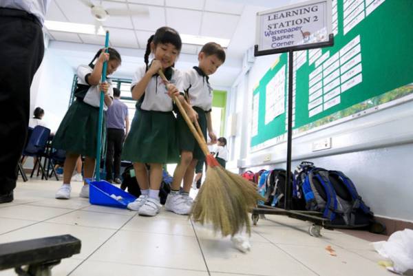 نظافت مدارس ژاپنی