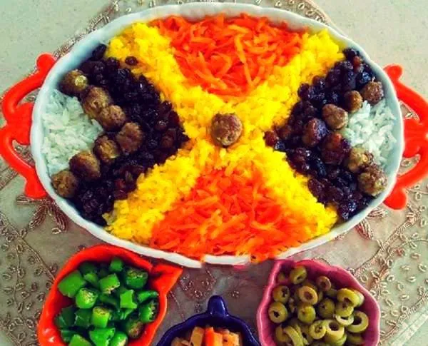 انواع غذاهای محلی خراسان شمالی ساطری پلو