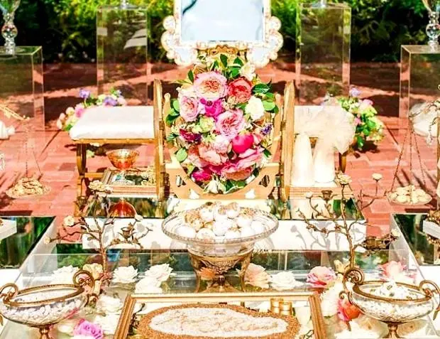 اجزای تشکیل دهنده سفره عقد سفره عقد