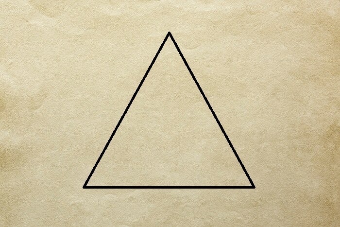 شکل مثلث