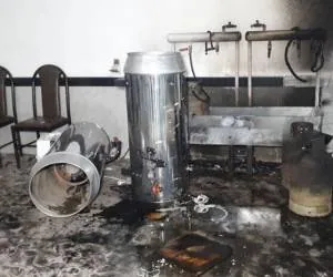 انفجار تالار عروسی سقز
