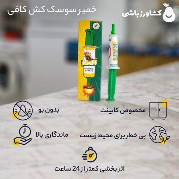 از بین بردن سوسک کابینت با خمیر سوسک کش کافی