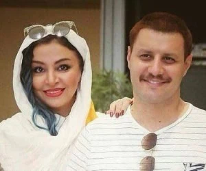 جواد عزتی و همسرش